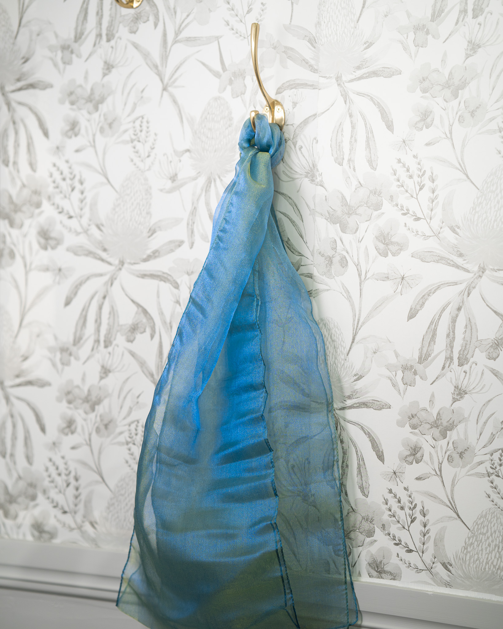 Sash - Ocean Blue Organza