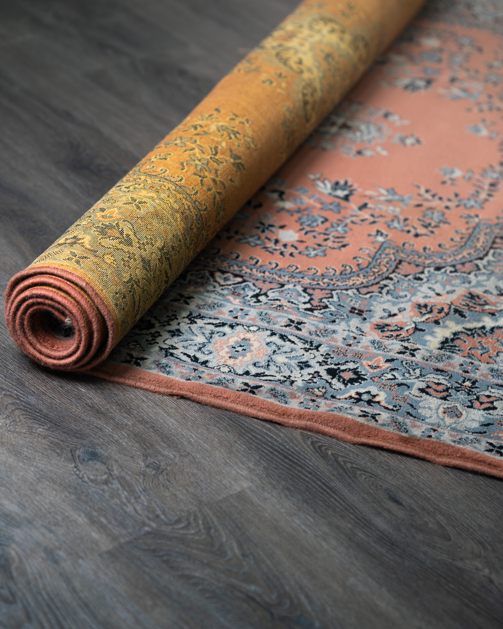 Boho Carpet - Rectangle Salmon