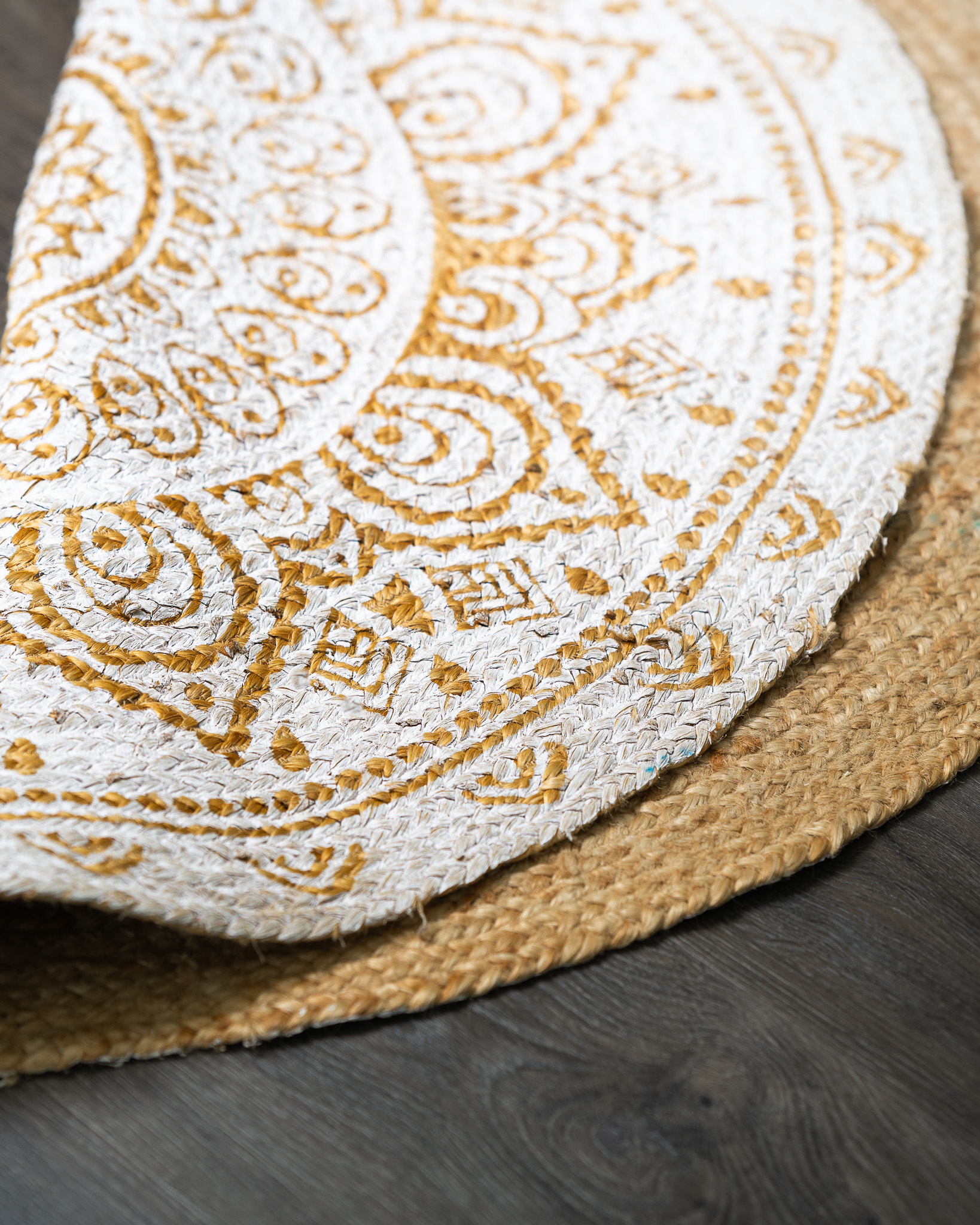Circle Rug - Small Painted