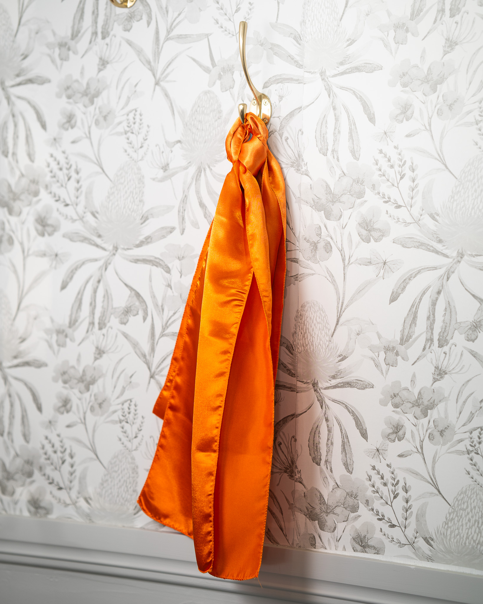 Sash - Pumpkin Satin