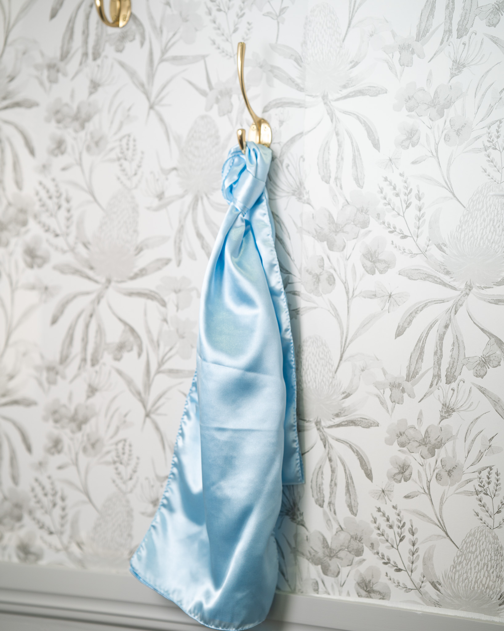 Sash - Arctic Blue Satin