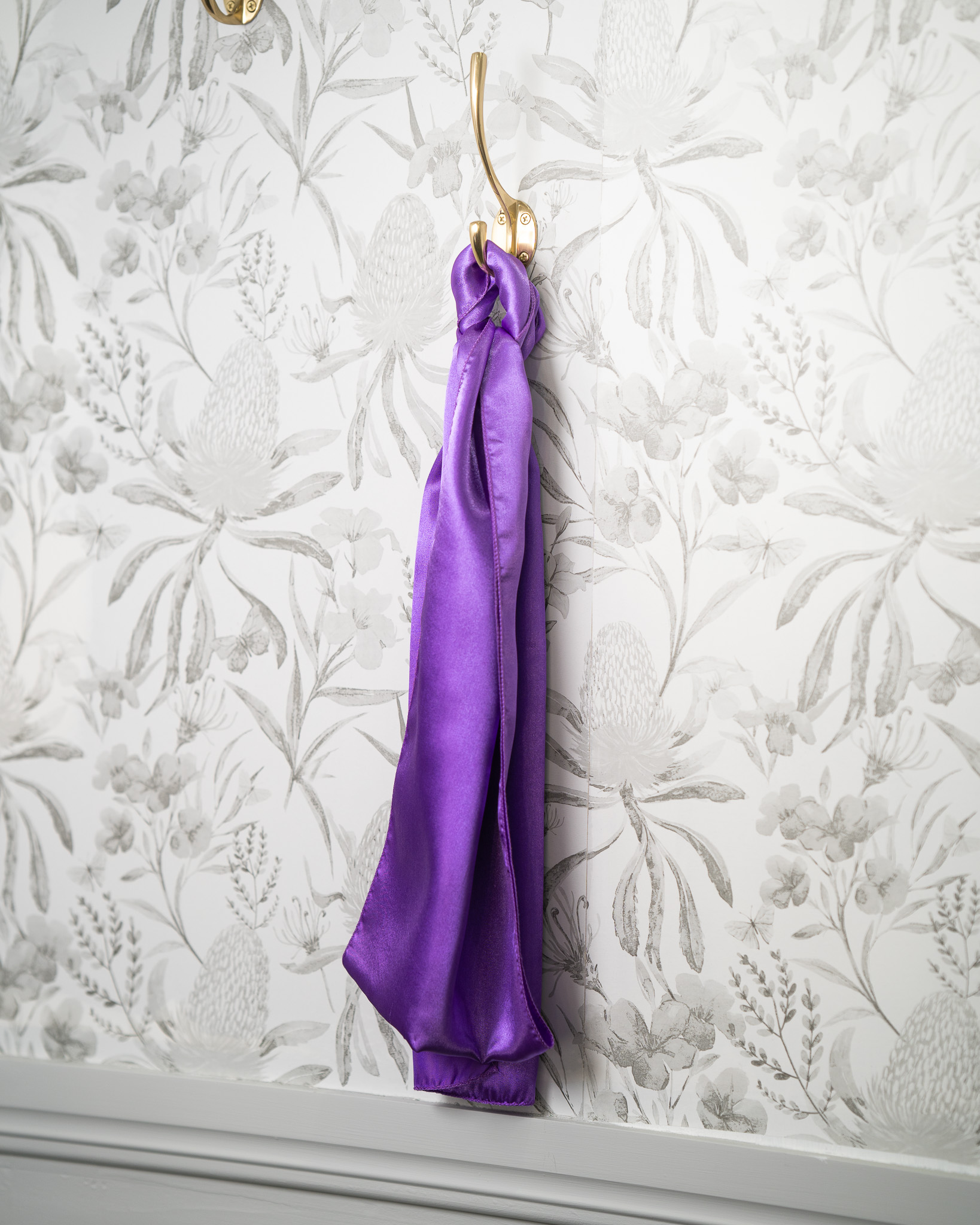 Sash - Amethyst Satin