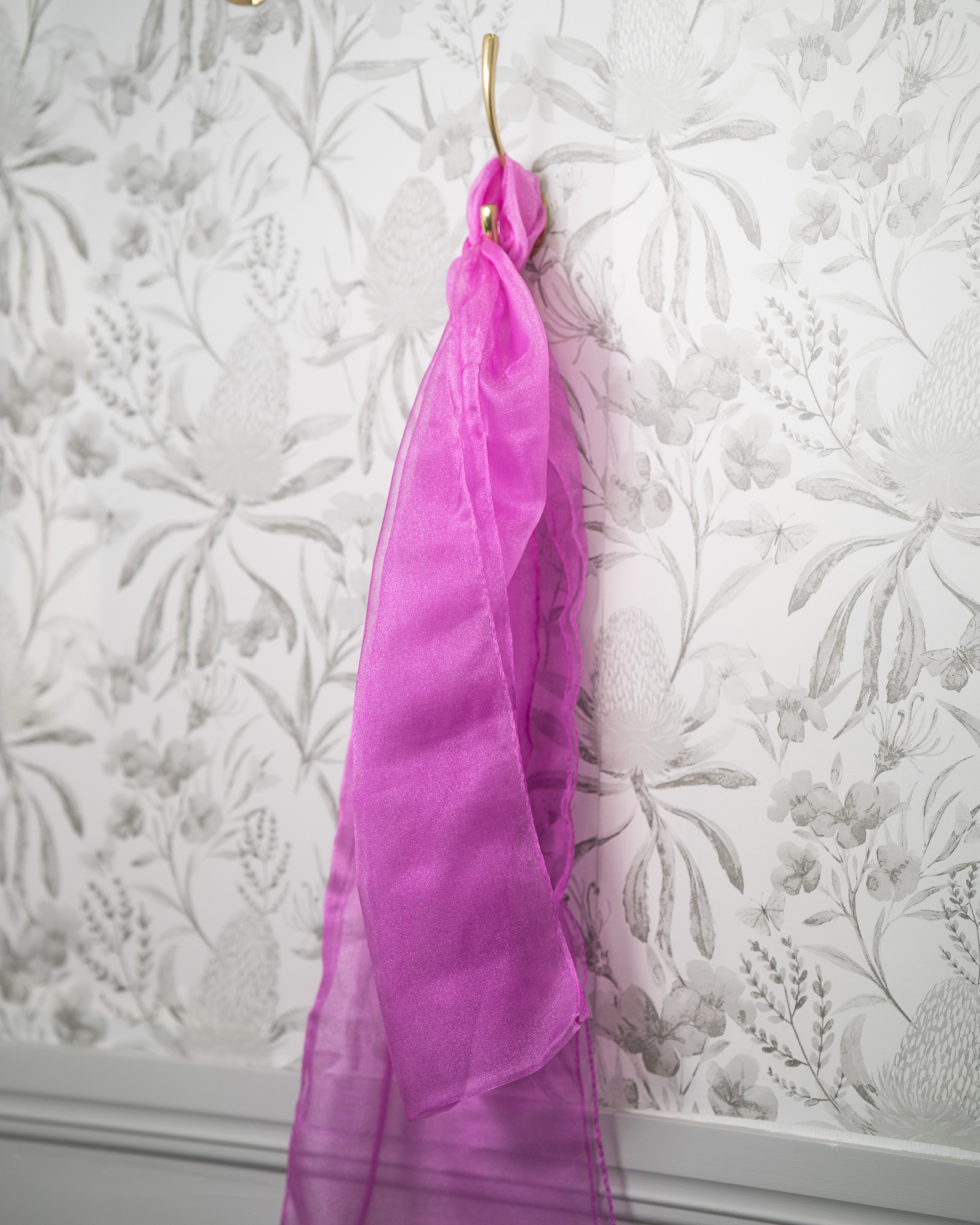 Sash -  Mulberry Organza