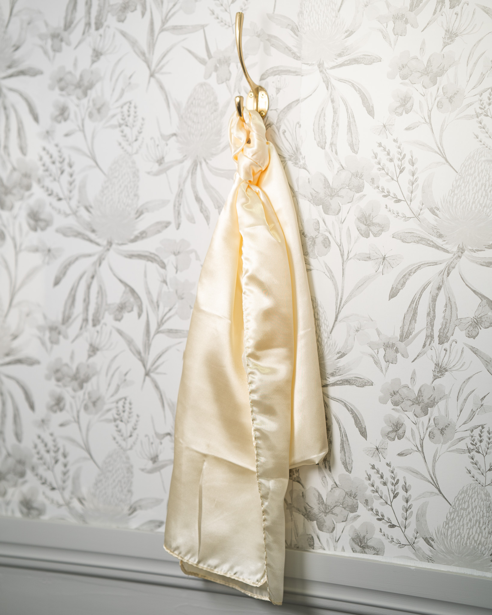 Sash - Buttermilk Satin