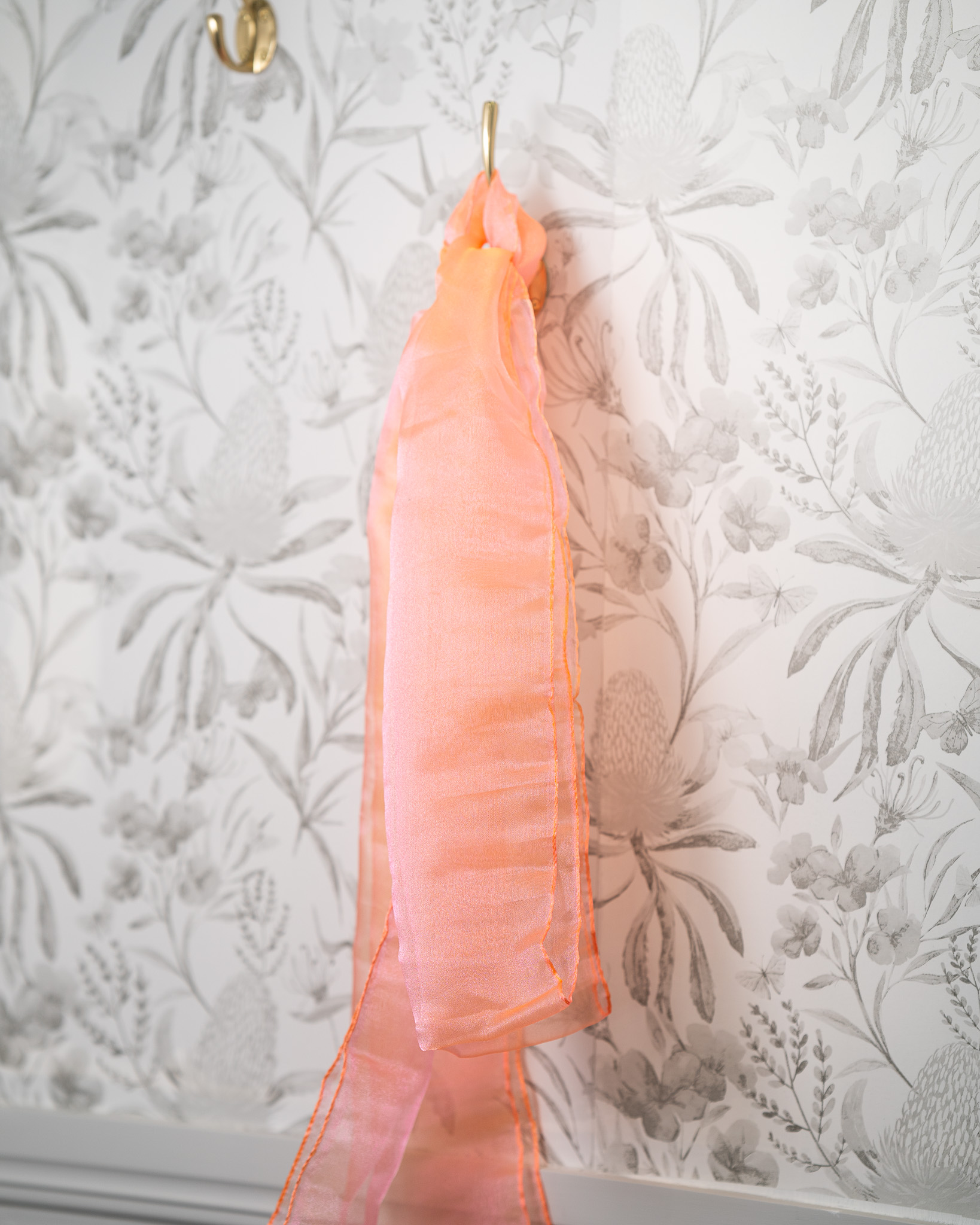 Sash - Salmon Organza