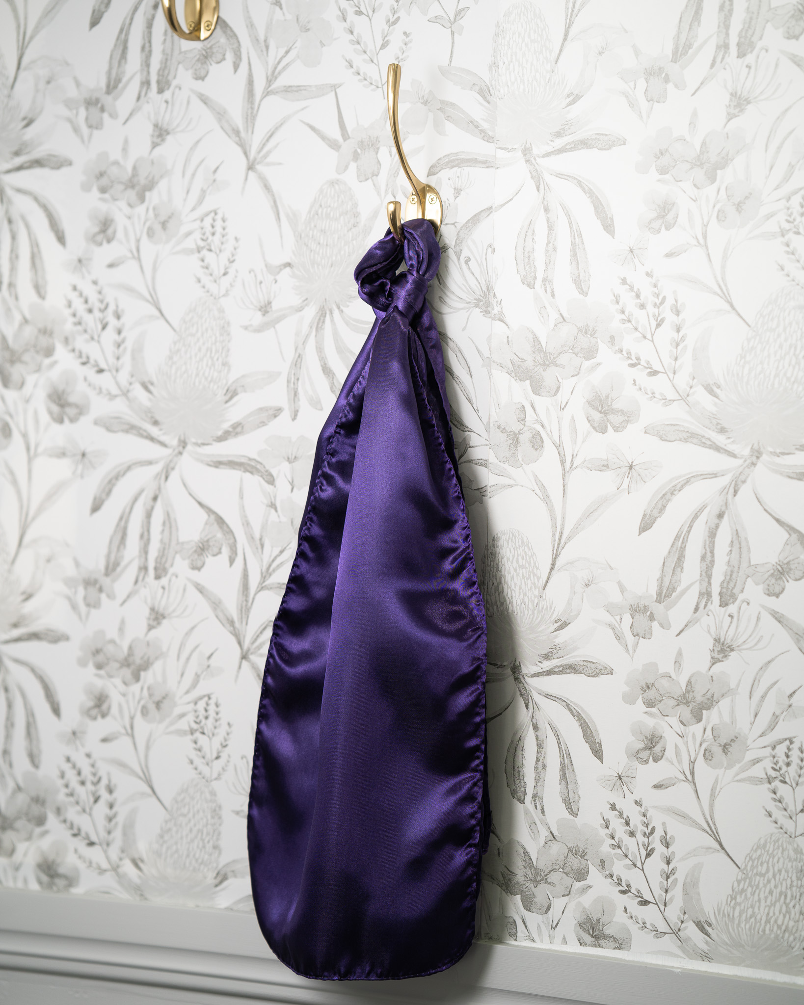 Sash - Grape Satin