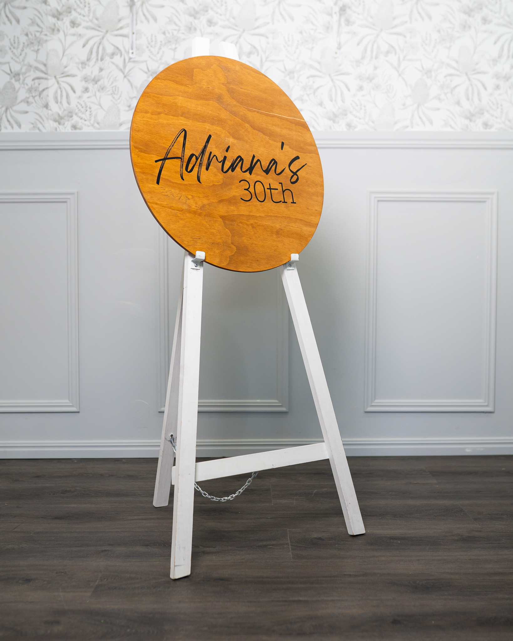 Sign - Wooden Circle