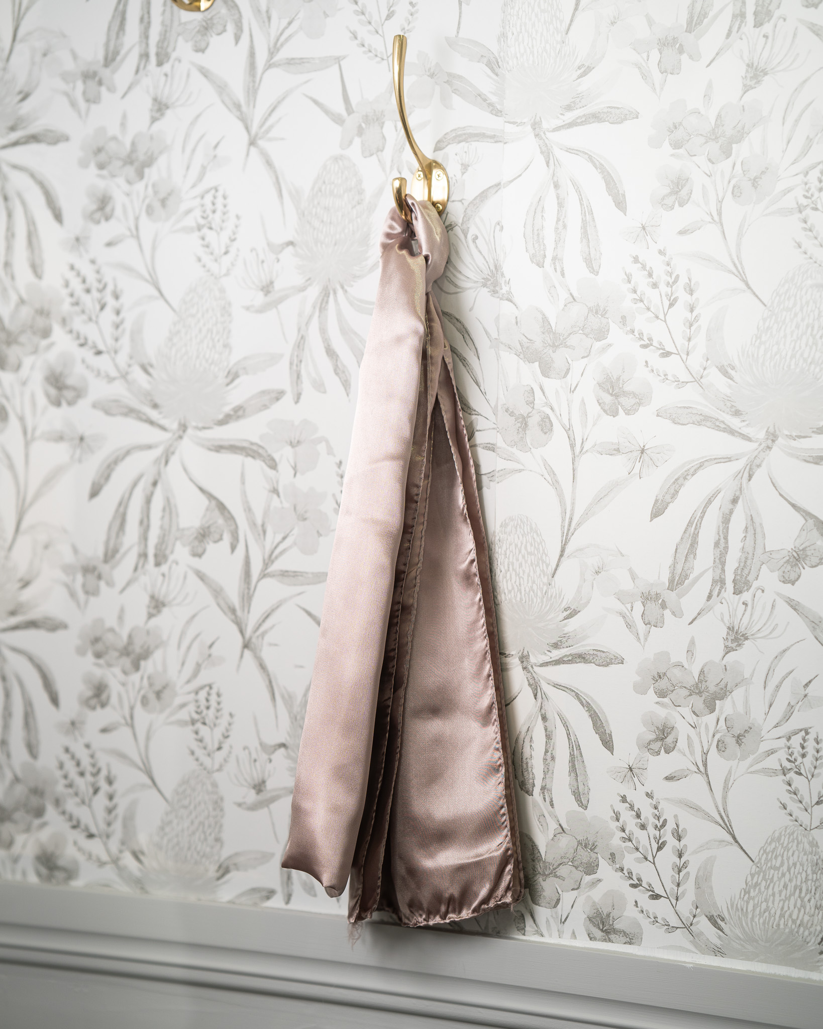 Sash - French Taupe Satin