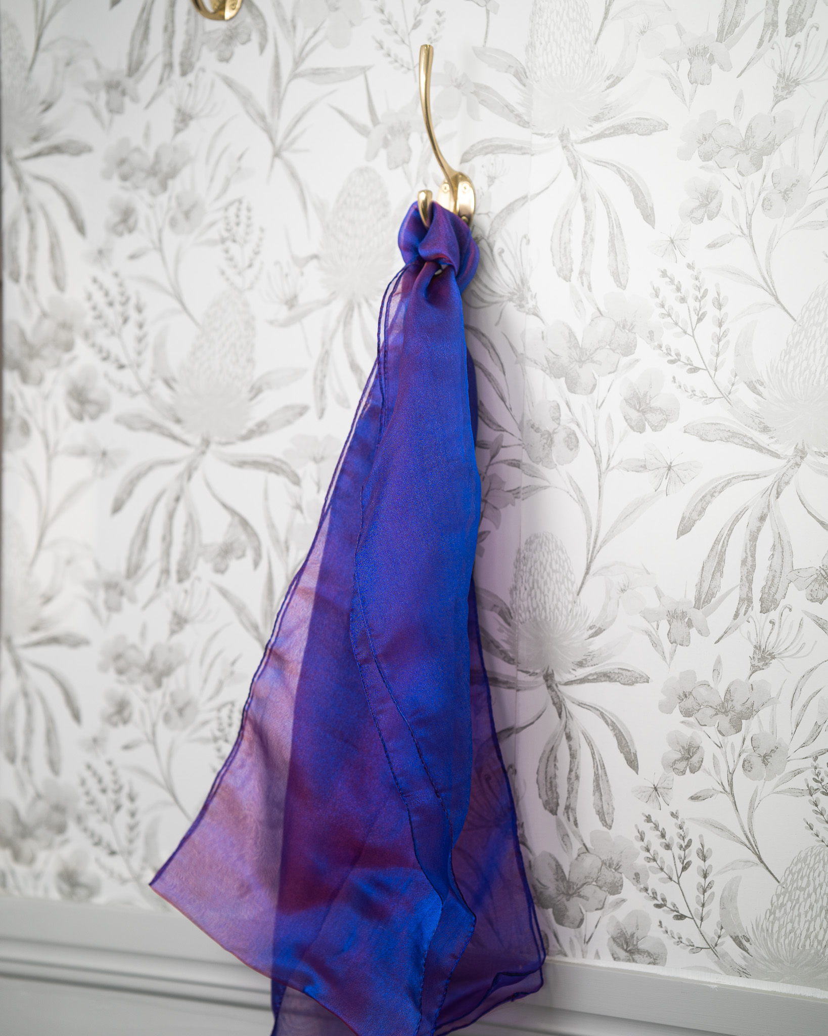 Sash - Royal Purple Organza