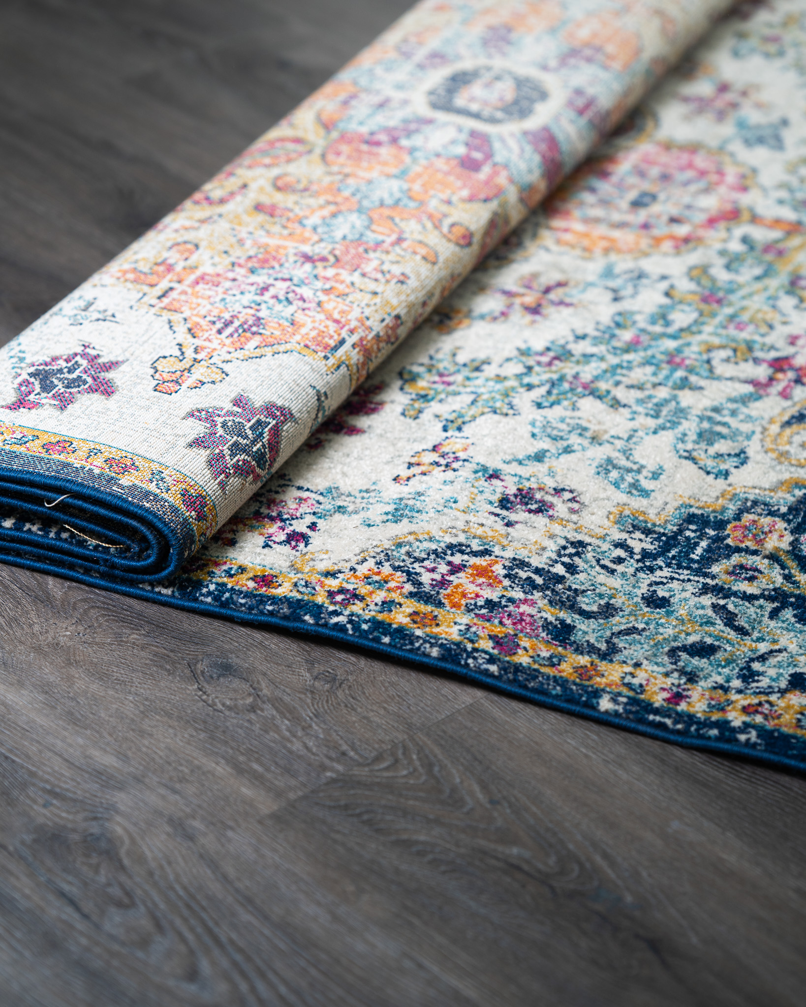 Boho Carpet - Rectangle Blue