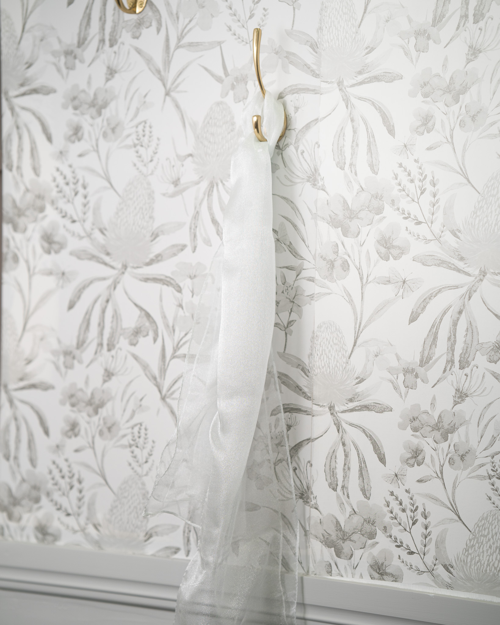 Sash - Blue Mist Organza