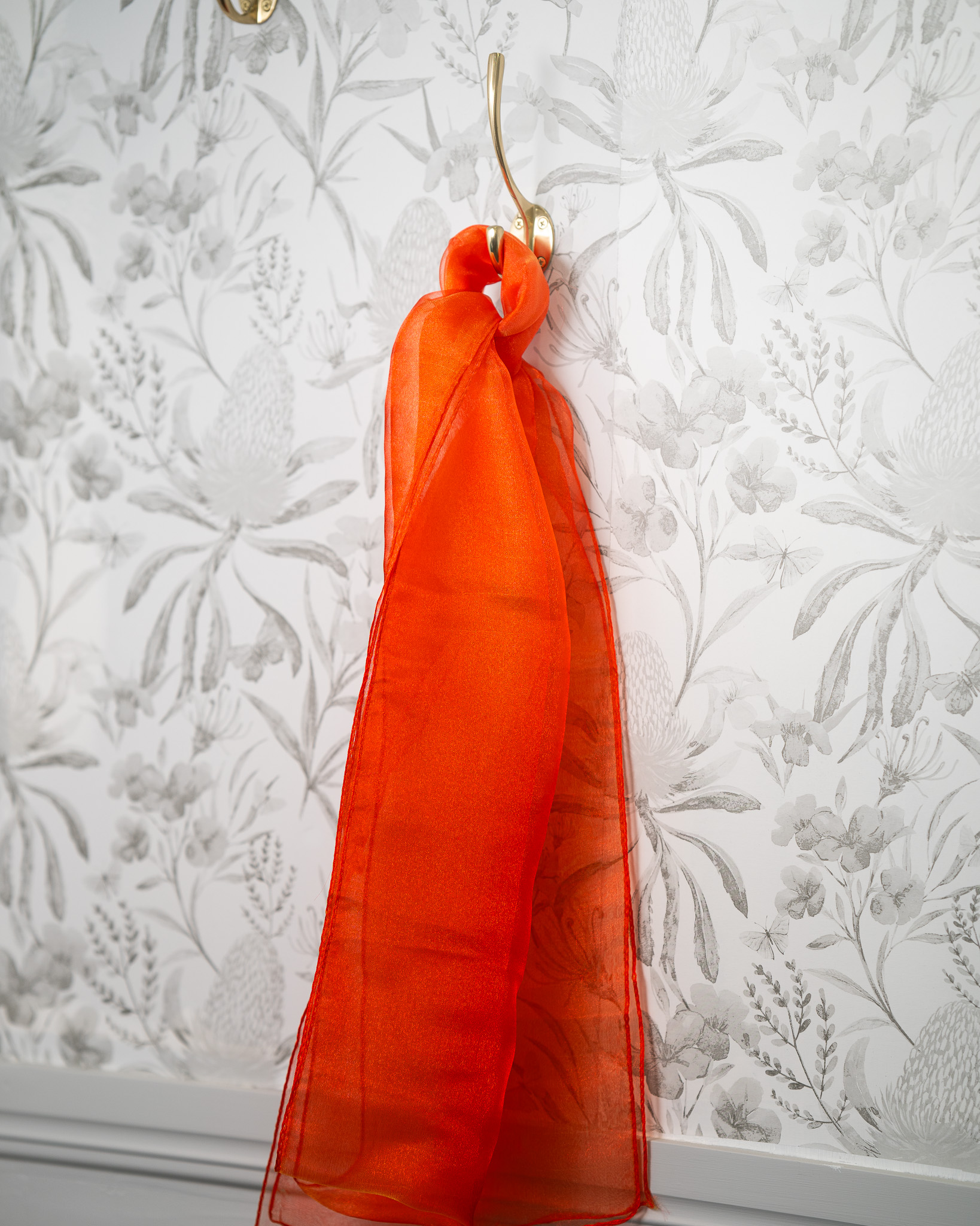 Sash - Blood Orange Organza