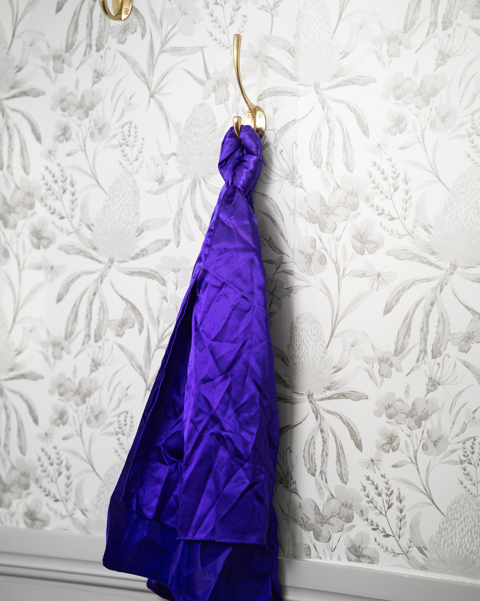 Sash - Indigo Satin