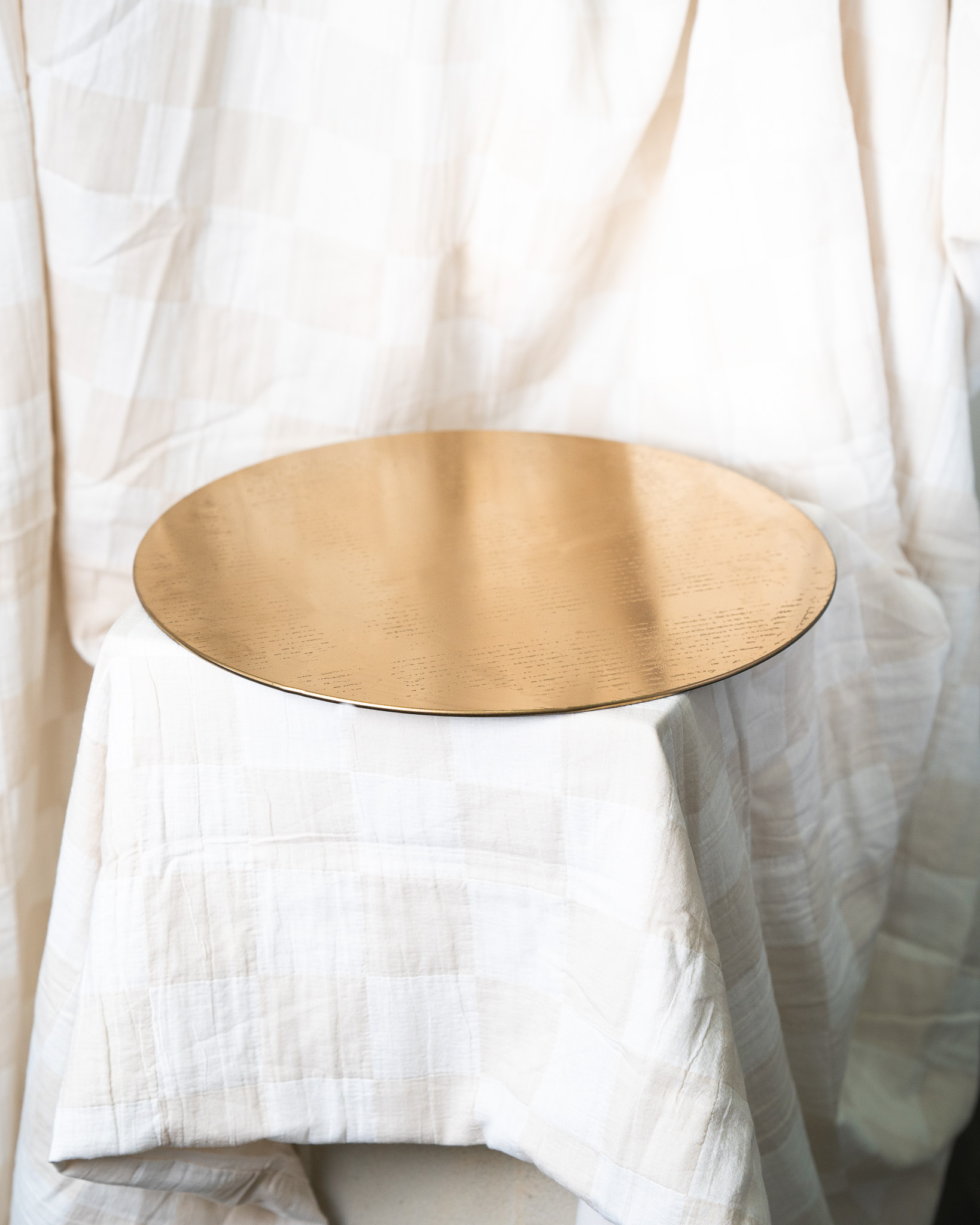 Circle Placemat Mirrored Gold - 40cm