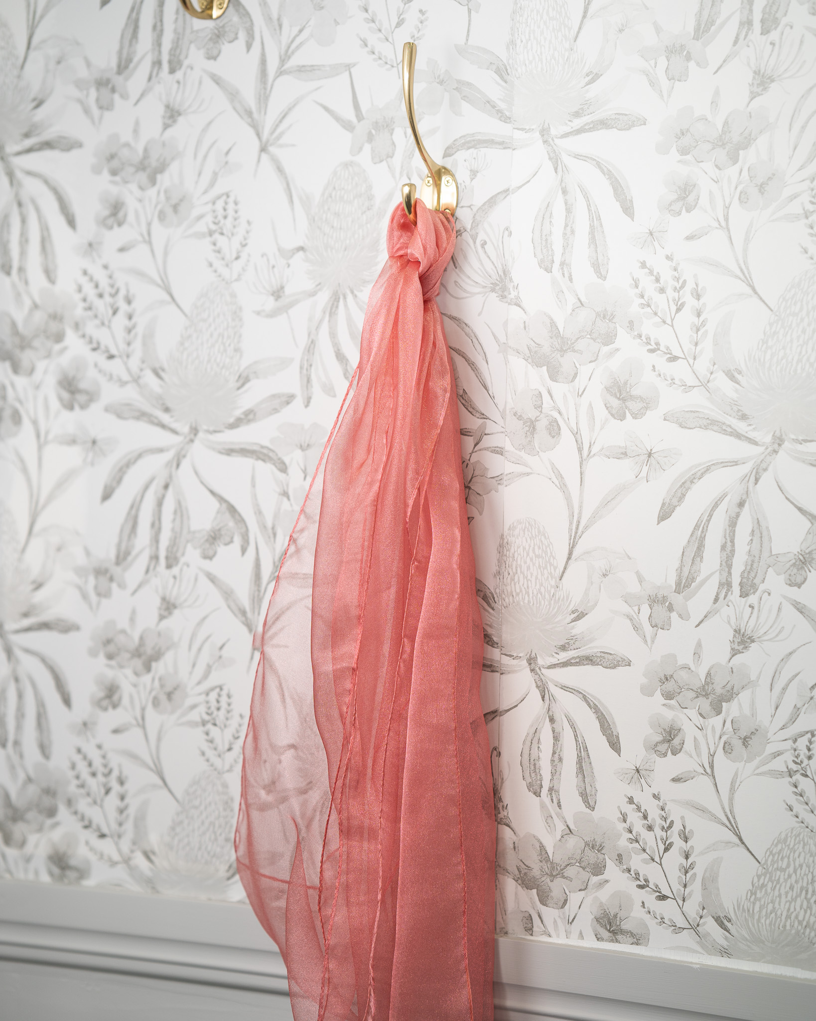 Sash - Peach Organza