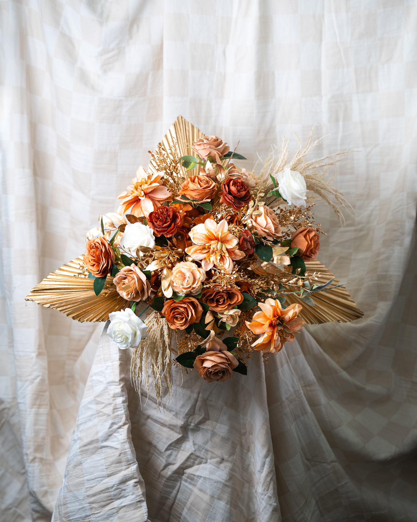 Faux Arbour Arrangement - Orange