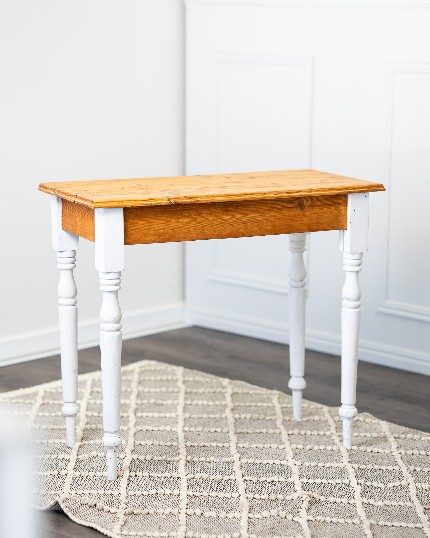 Table - Wood & White