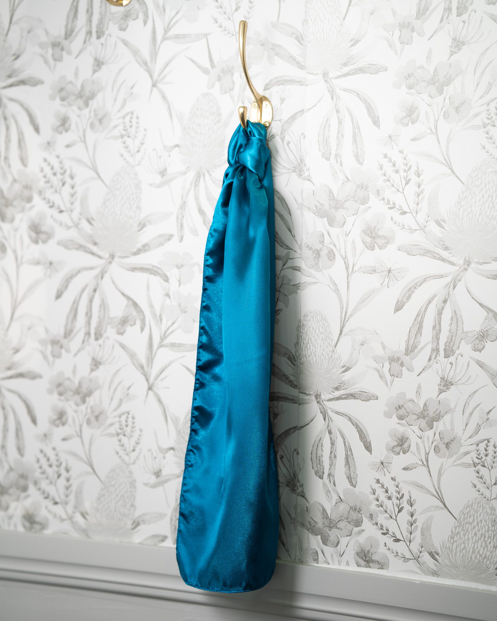 Sash - Peacock Satin