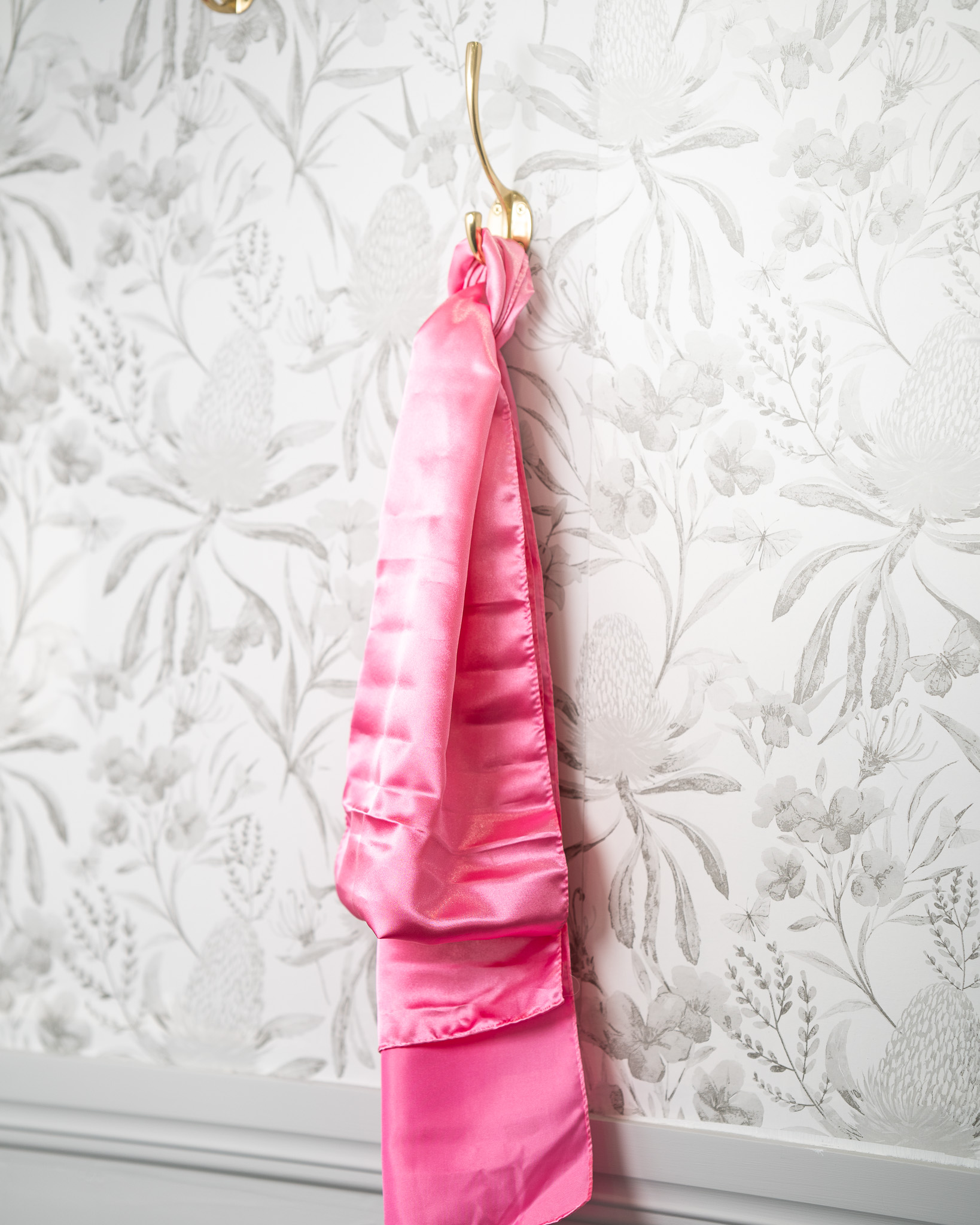 Sash - Strawberry Pink Satin